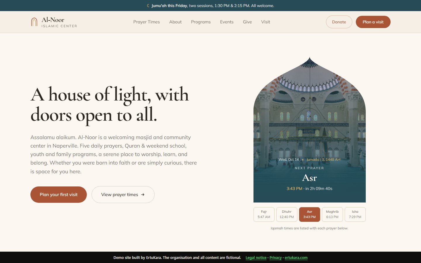 Demo: Al-Noor